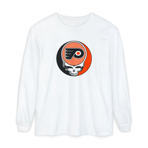 Philadelphia Flyers Vineyard Collection Unisex Garment-Dyed Long Sleeve T-Shirt