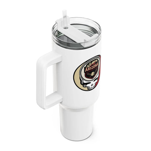 Grateful Dead - Arizona Diamondbacks "Fat Man" Tumbler, Double Insulated 40oz Travel Mug - StealieShop