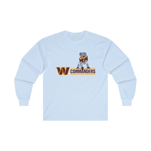 Washington Commanders Dancing Bear Long Sleeve Tee - NFL - StealieShop
