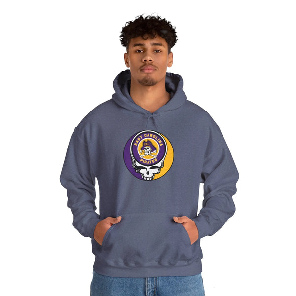 East Carolina University Pirates Grateful Dead Hoodie - StealieShop