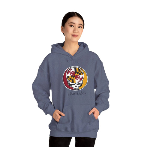 University of Maryland Grateful Dead Unisex Heavy Blend Hoodie StealieShop