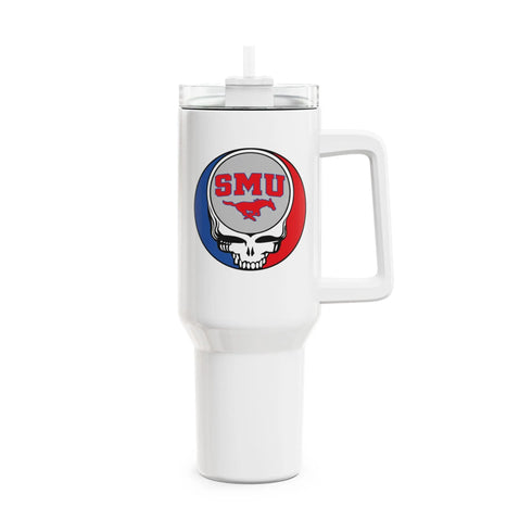 Grateful Dead - Southern Methodist University Stealie "Fat Man" Tumbler, Double Insulated 40oz Travel Mug - StealieShop
