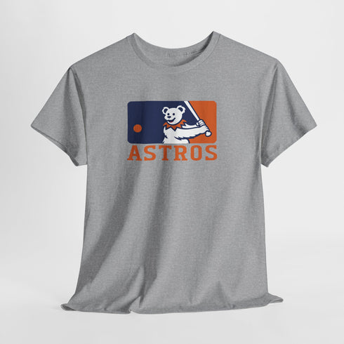 Houston Astros Original Dancing Bear MLB Grateful Dead T-Shirt