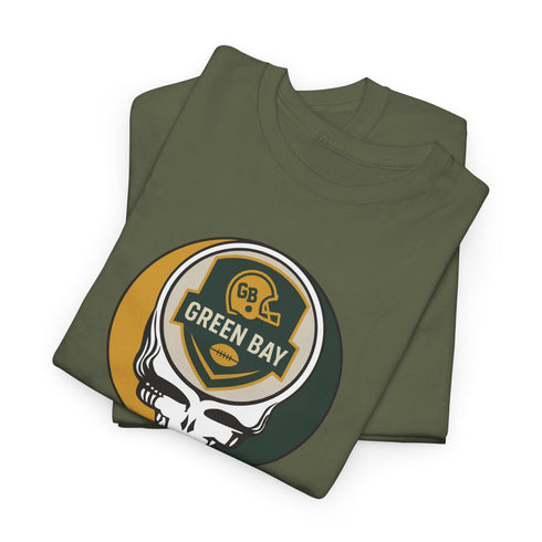 Green Bay Football Stealie T-Shirt - Gridiron Collection