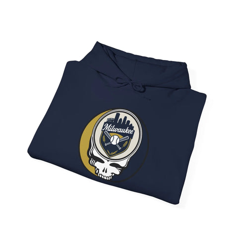 Grateful Dead - Milwaukee Brewers Grateful Dead Unisex Heavy Blend Hoodie - MLB - StealieShop