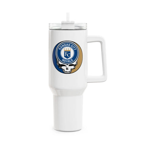 Grateful Dead - Kansas City Royals "Fat Man" Tumbler, Double Insulated 40oz Travel Mug - StealieShop