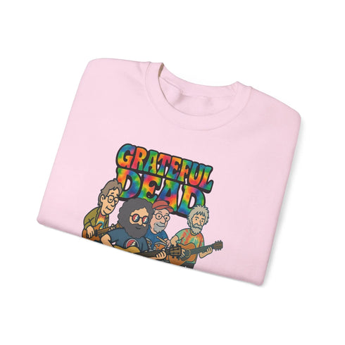 Grateful Dead - Jerry and The Band | Life is dead. Crewneck Sweatshirt - StealieShop