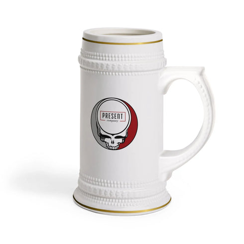 Present Company Grateful Dead Stealie Beer Stein Mug - StealieShop