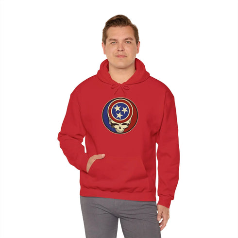 Grateful Dead - Tennessee State Flag Grateful Dead Unisex Heavy Blend Hoodie - StealieShop