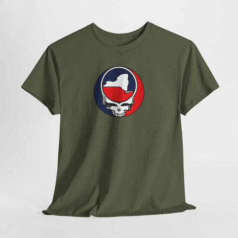 New York Map Stealie Grateful Dead T-Shirt