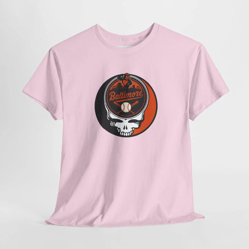 Grateful Dead - Baltimore Orioles Grateful Dead Steal Your Face T-Shirt - MLB - StealieShop