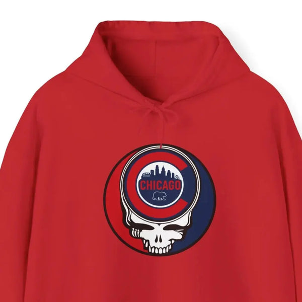 Grateful Dead - Chicago Cubs Grateful Dead Unisex Heavy Blend Hoodie - Hooded Sweatshirt - StealieShop