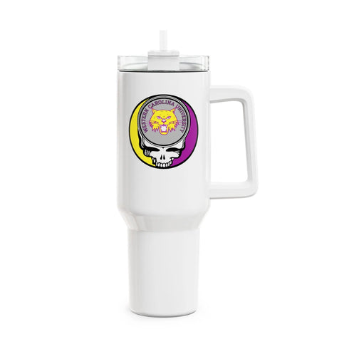 Grateful Dead - Western Carolina University Stealie "Fat Man" Tumbler, Double Insulated 40oz Travel Mug - StealieShop