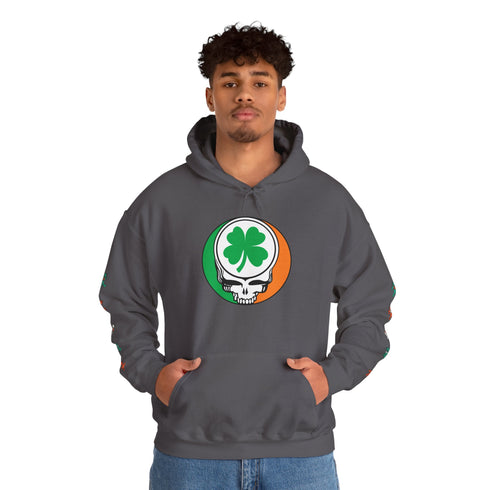 Irish Stealie with Dancing Bears Sleeves Premium Unisex Hoodie