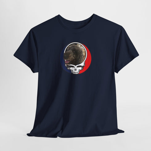 Custom Dog Stealie Unisex Grateful Dead T-Shirt (63)
