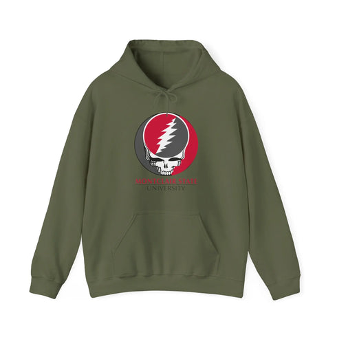 Montclair State University Grateful Dead Hoodie - Hooded Sweatshirt - MSU - StealieShop