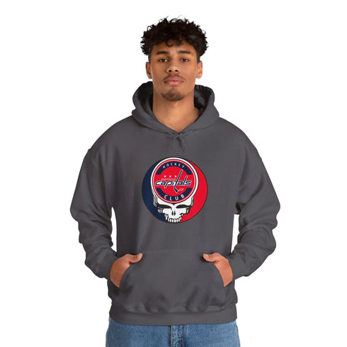 Washington Capitals Grateful Dead Unisex Heavy Blend Hoodie StealieShop