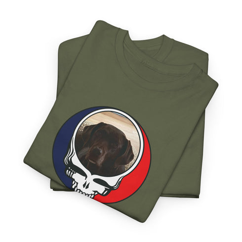 Custom Dog Stealie Unisex Grateful Dead T-Shirt (74)