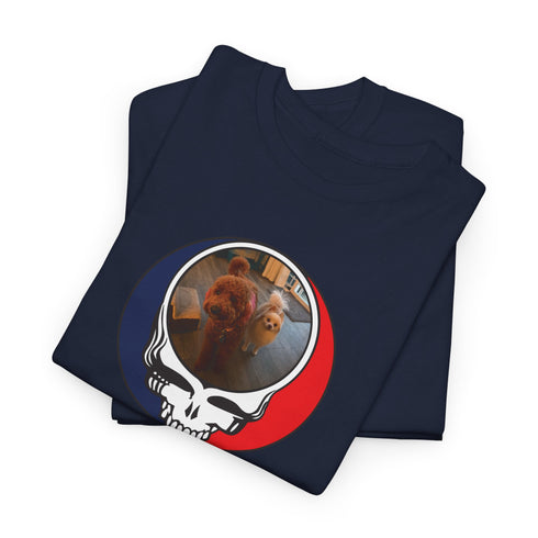 Custom Dog Stealie Grateful Dead T-Shirt