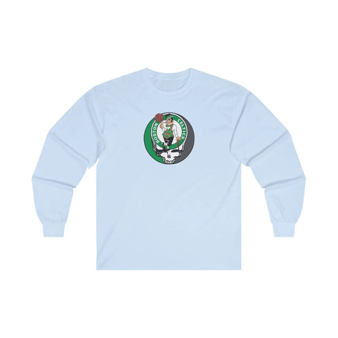 Boston Celtics Grateful Dead Long Sleeve Tee StealieShop
