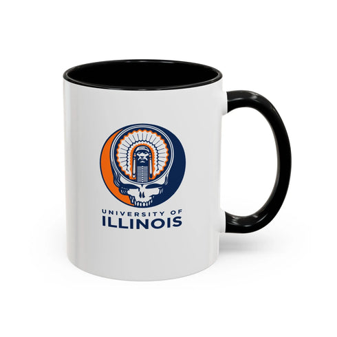 Grateful Dead - Chief Illiniwek Grateful Dead Stealie Coffee Mug - StealieShop