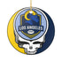 Grateful Dead - Los Angeles Football Stealie Christmas Ornament - StealieShop