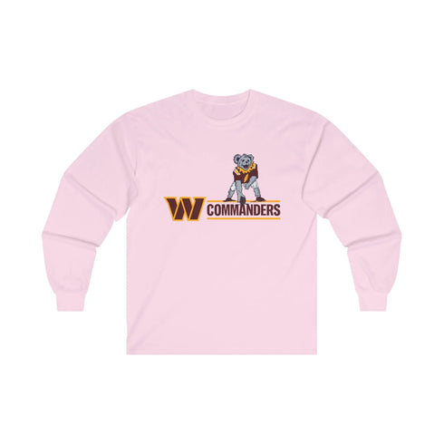 Washington Commanders Dancing Bear Long Sleeve Tee - NFL - StealieShop