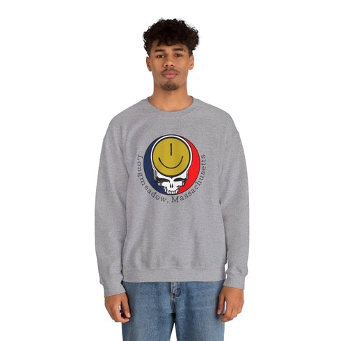 Longmeadow, MA Grateful Dead Stealie Crewneck Sweatshirt StealieShop