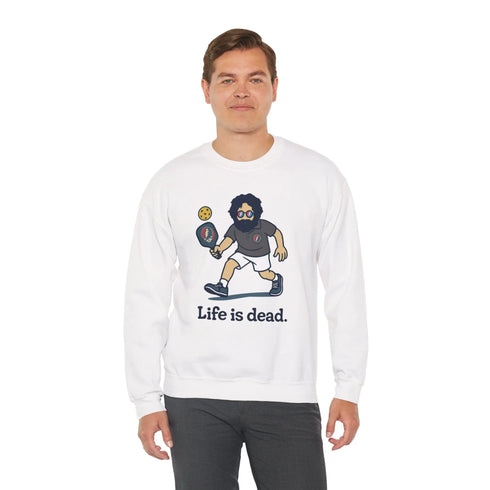 Grateful Dead - Jerry's in A Pickle | Life is dead. Crewneck Sweatshirt - StealieShop