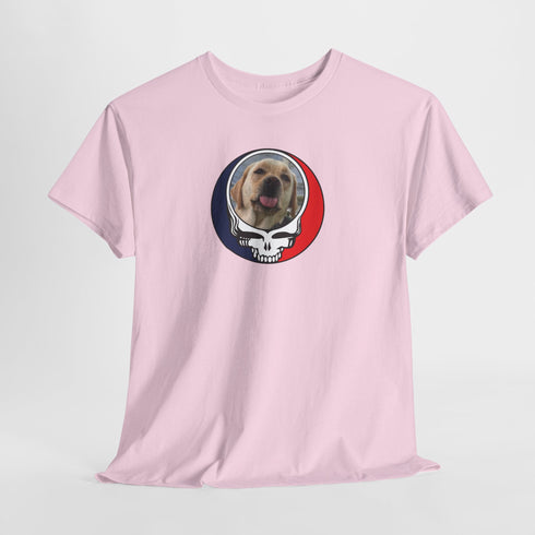Custom Dog Stealie Unisex Grateful Dead T-Shirt (125)