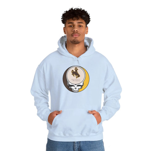 University of Wyoming Grateful Dead Unisex Heavy Blend Hoodie StealieShop