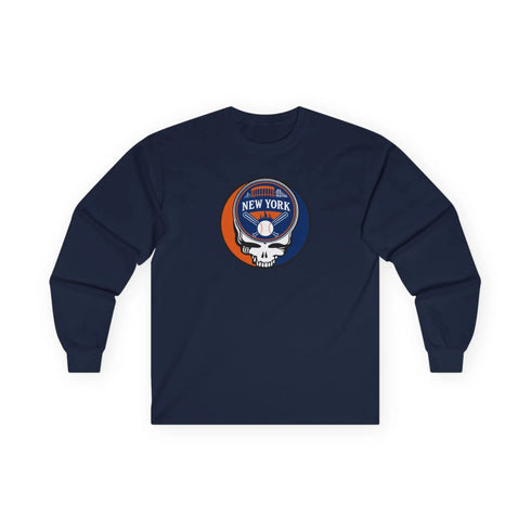 Grateful Dead - New York Mets Grateful Dead Long Sleeve Tee - MLB - StealieShop