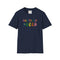 Grateful Dead - Grateful Grad Colors Dancing Bears Grateful Dead T-Shirt - StealieShop