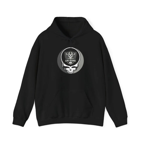 Grateful Dead - Las Vegas Raiders Stealie Grateful Dead Hooded Sweatshirt - NFL - StealieShop