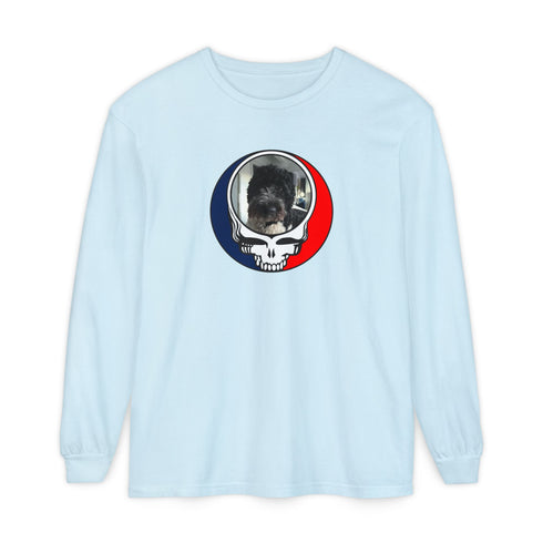 Custom Dog Garment-Dyed Long Sleeve T-Shirt (120)