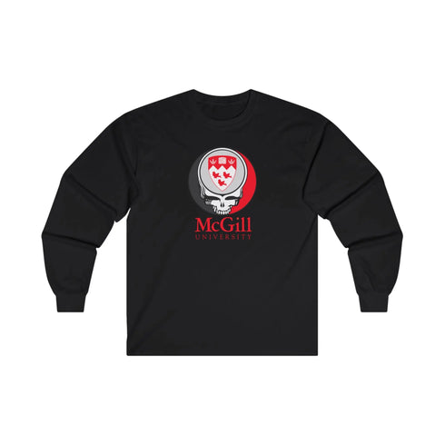 McGill University Grateful Dead Long Sleeve Tee StealieShop