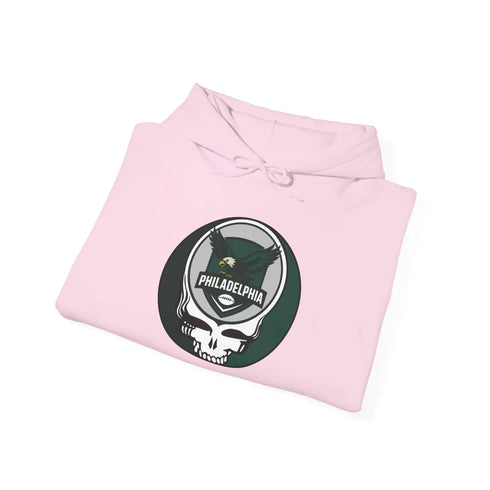 Grateful Dead - Philadelphia Eagles Stealie Grateful Dead Hoodie Sweatshirt - NFL - StealieShop