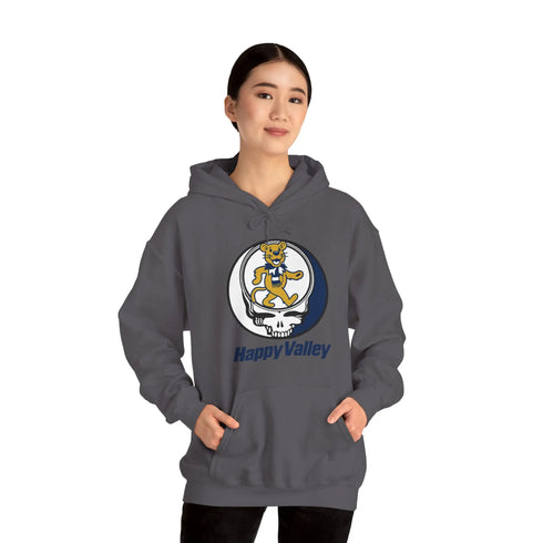 Grateful Dead - Happy Valley Dancing Lion Grateful Dead Unisex Heavy Blend Hoodie - StealieShop