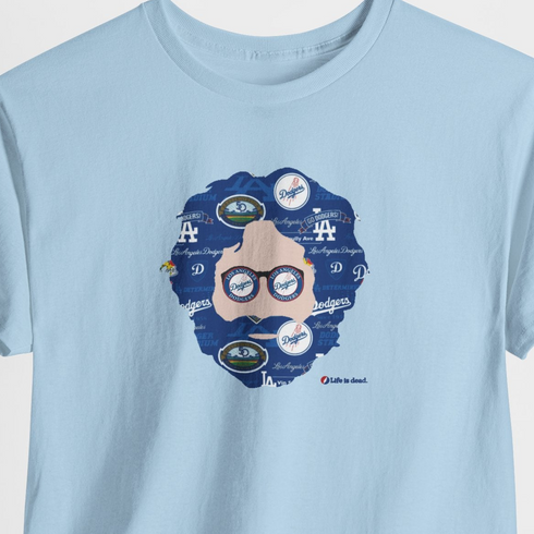 Dodgers Jerry Life is dead.® Unisex Grateful Dead T-Shirt