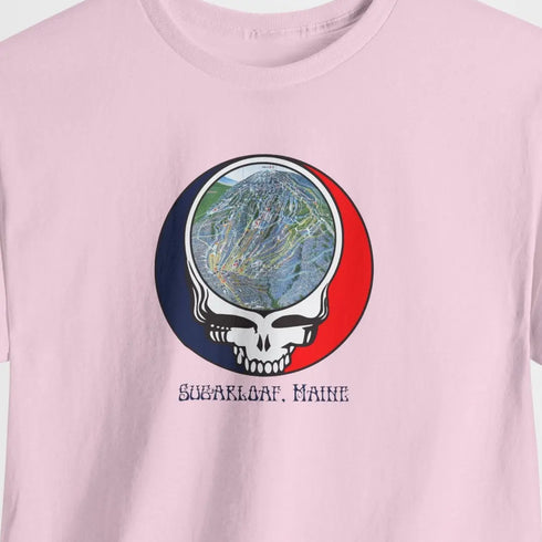 Sugarloaf Trail Map Stealie Grateful Dead T-Shirt