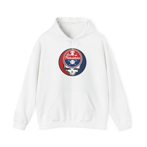 Grateful Dead - Philadephia Phillies Grateful Dead Unisex Heavy Blend Hoodie - MLB - StealieShop