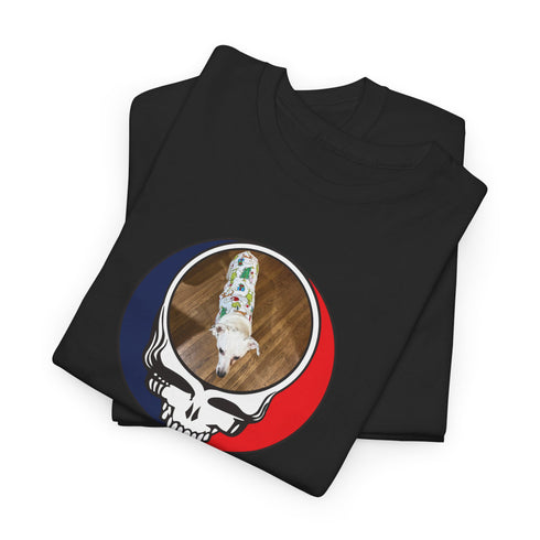 Custom Dog Stealie Unisex Grateful Dead T-Shirt (118)