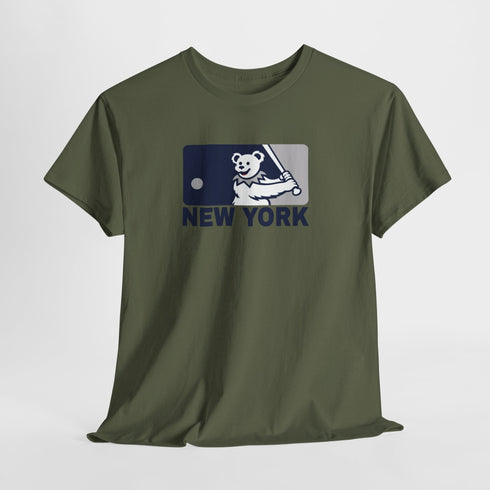 New York Yankees Dancing Bear MLB Logo Unisex Grateful Dead T-Shirt