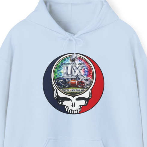 The Big Game 2026 Tie-Dye Stealie Grateful Dead Unisex Hoodie Sweatshirt