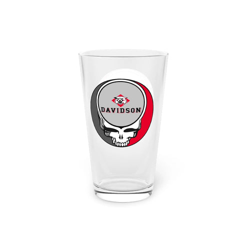 Davidson College Grateful Dead Stealie Pint Glass, 16oz - StealieShop