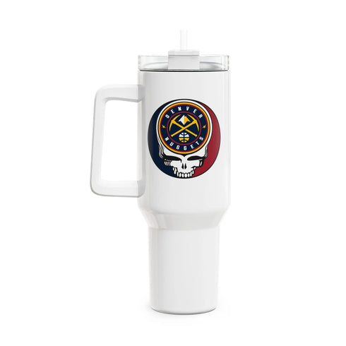 Grateful Dead - Denver Nuggets Stealie "Fat Man" Tumbler, Double Insulated 40oz Travel Mug - StealieShop