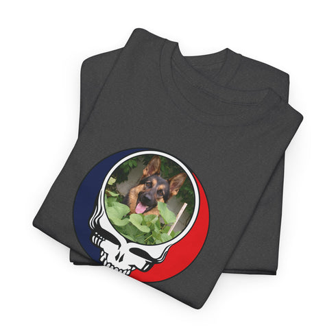 Custom Dog Stealie Unisex Grateful Dead T-Shirt (43)