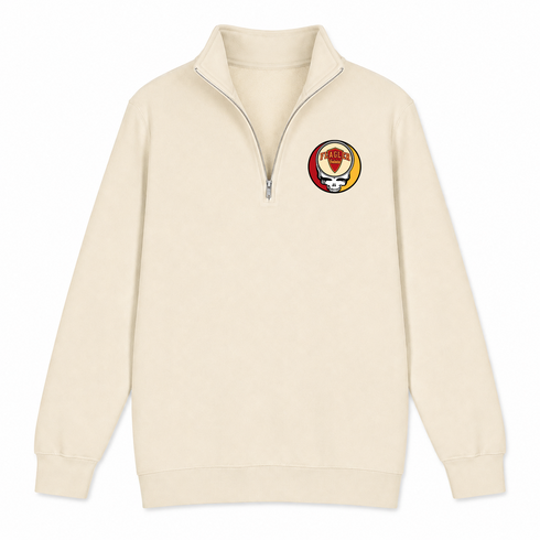 Flagler - Premium Grateful Dead Quarter-Zip Pullover - Sand - 2