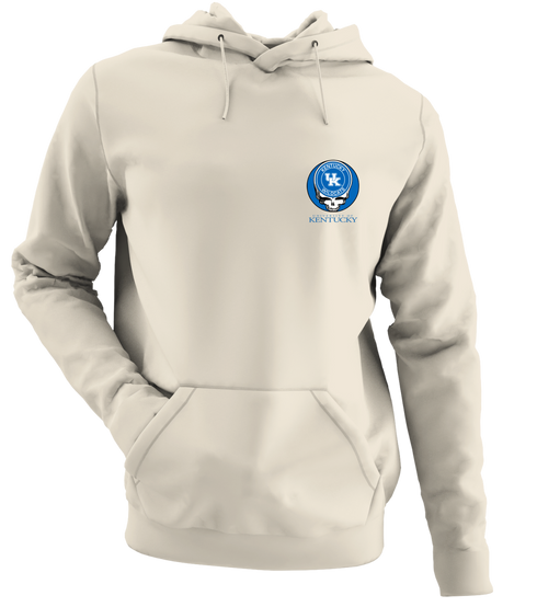 University of Kentucky - Premium Grateful Dead Left Chest Hoodie - Sand