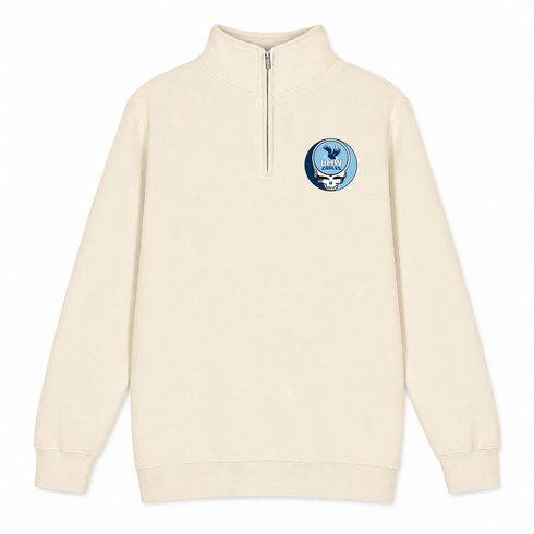 Mary Washington University - Premium Grateful Dead Quarter-Zip Pullover - Sand - 1